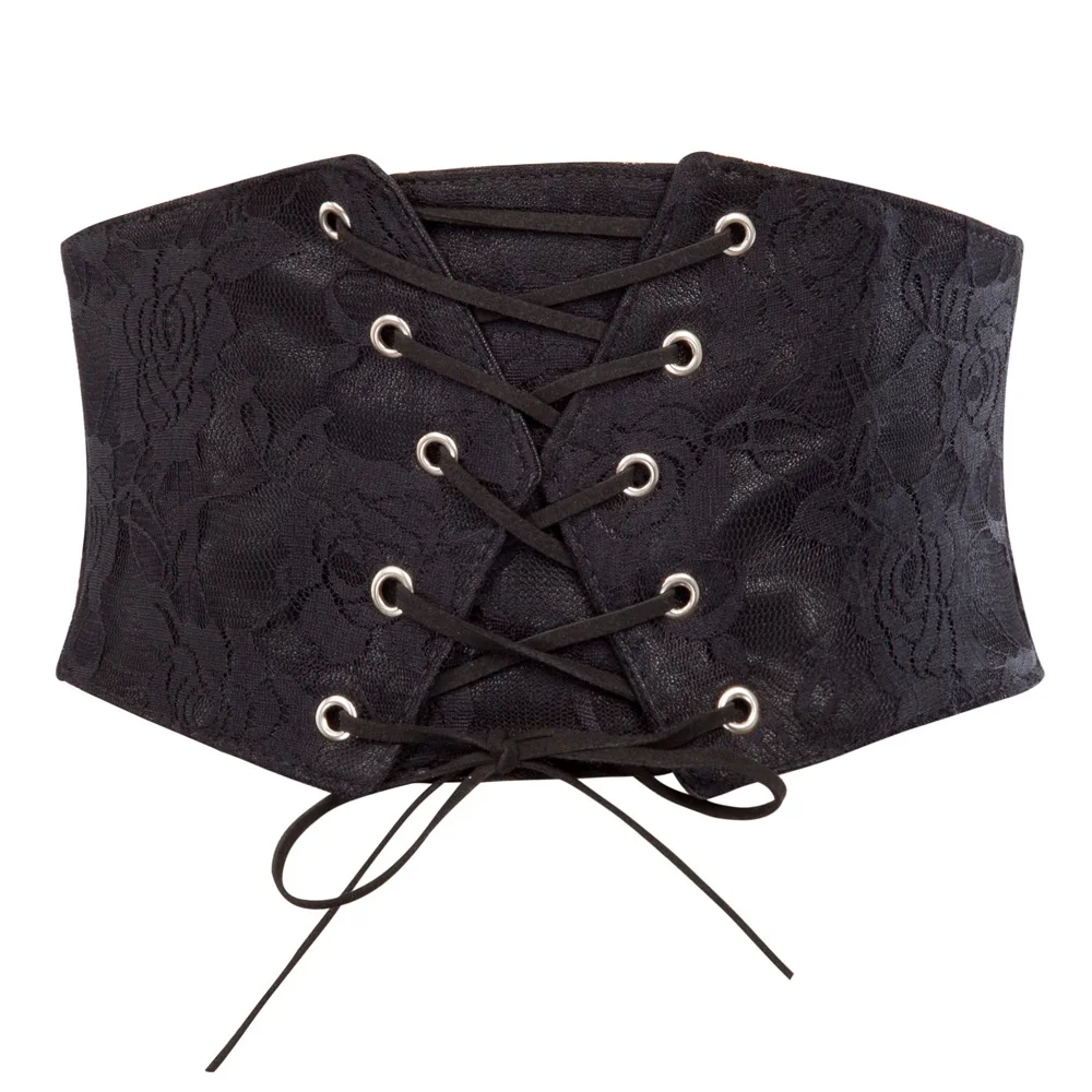 Buy Womens Ladies Retro Vintage Wide Belt Elastic