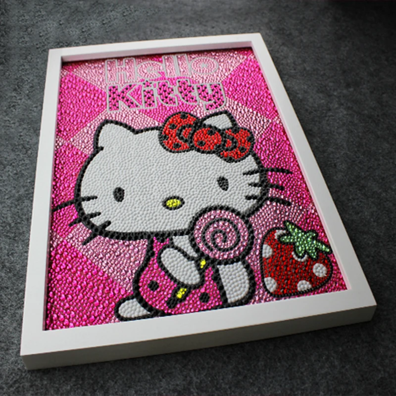 30*40cm Kid's Diamond Painting Hello Kitty Diy 5D Diamond Painting