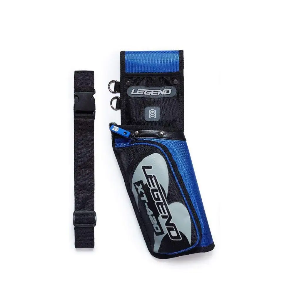 

Legend Archery Field Quiver for Arrows with Multi-Pocket Nylon Belt Hip Arrow Holder Lightweight and Functional XT420