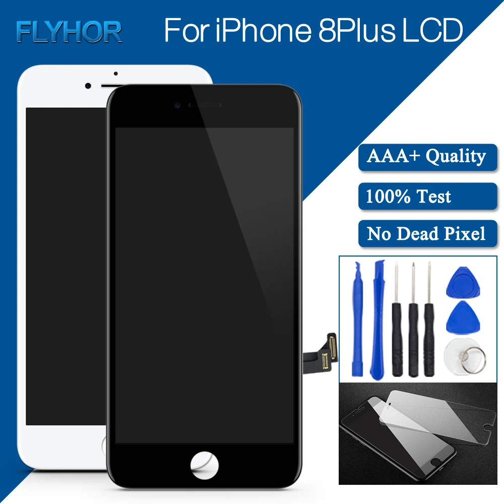 Качество AAA для iPhone 8 Plus ЖК-дисплей Дисплей Сенсорный экран P Digitizer Замена