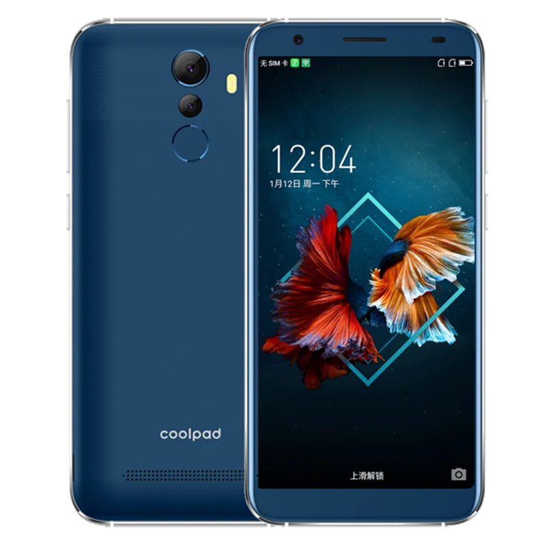 Coolpad N3D 1821 смартфон SC9580K 5,4" 18:9 2 ГБ 16 ГБ Android 8,1 8 Мп 2500 мАч разблокировка отпечатков пальцев 4G LTE мобильный телефон - Цвет: Blue
