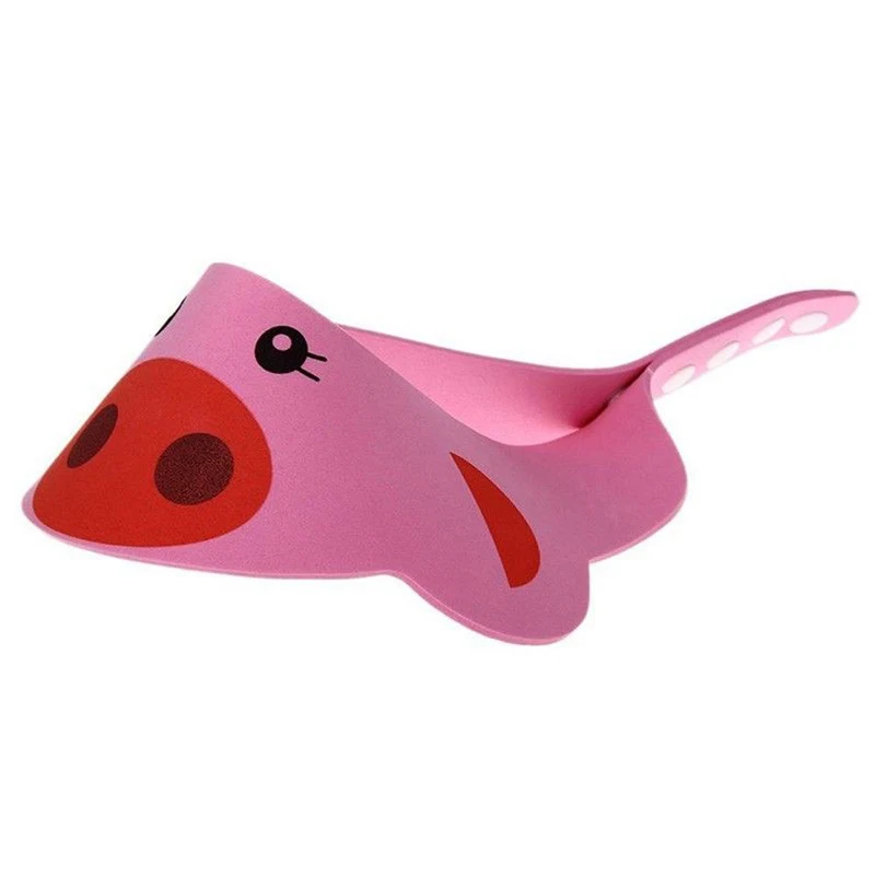 Baby Shampoo Cap Kids Cartoon Shampoo Bath Bathing Shower Cap Wash Hair Shield Soft Security Shower Bath Supplies