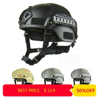 

2019 Quality Lightweight FAST Helmet Tactical Helmet Outdoor Tactical Painball CS SWAT Riding Protect Equipment