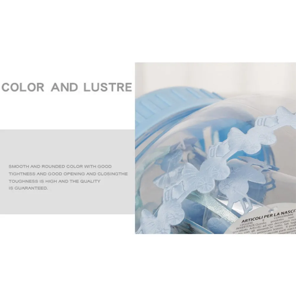 

Candy Box Bottle Storage Tank Packaging Plastic European Transparent Candy Box Custom 899