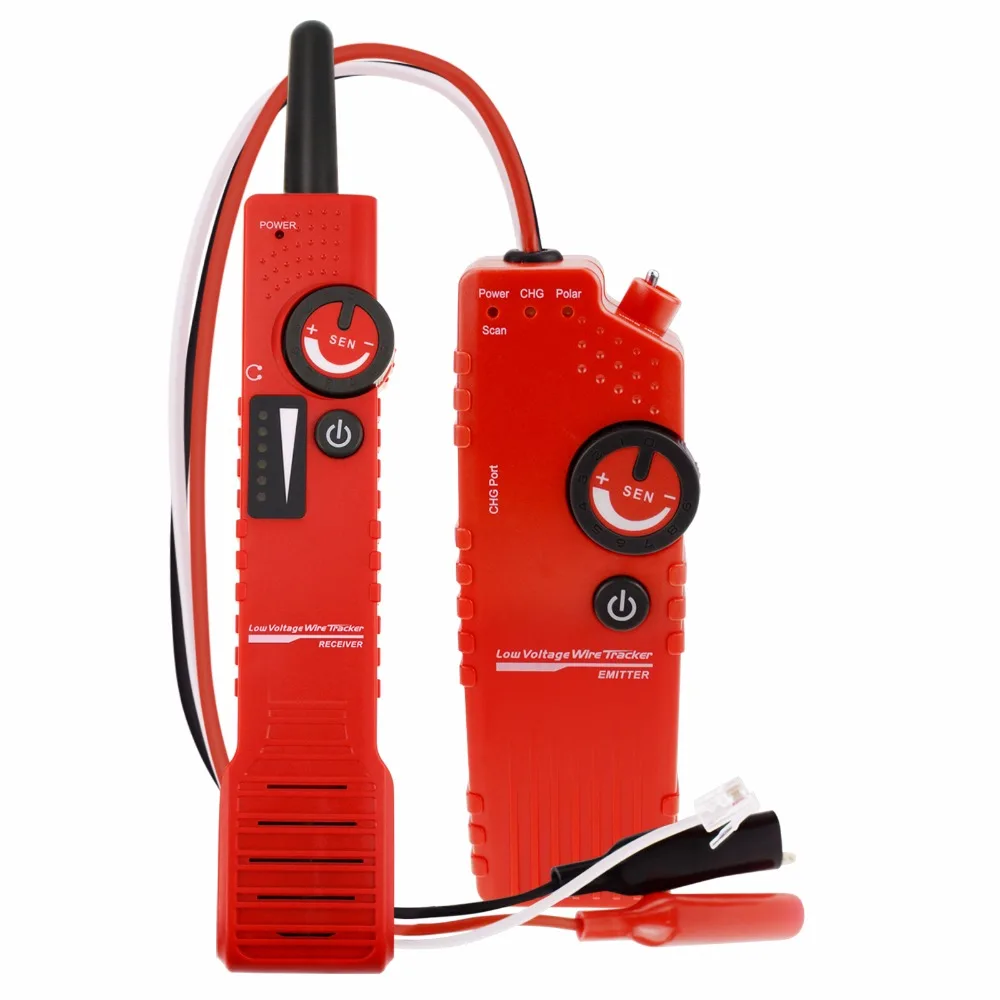 Underground Cable Tracker Detector Tester for low Voltage w/ Polarity