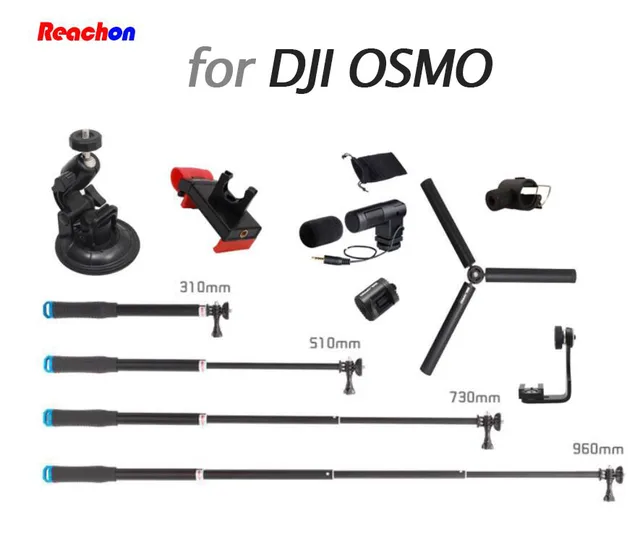 OSMO Mobile Handheld PTZ camera spare parts Tripod Extension rod