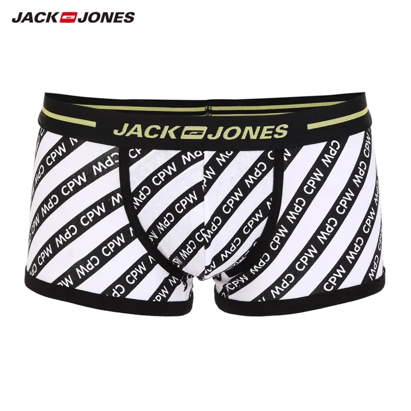 JackJones мужские Стрейчевые хлопковые трусы боксеры, мужские трусы, сексуальные трусы из хлопка, мужские трусы-боксеры | 218392532 - Цвет: BRIGHT WHITE