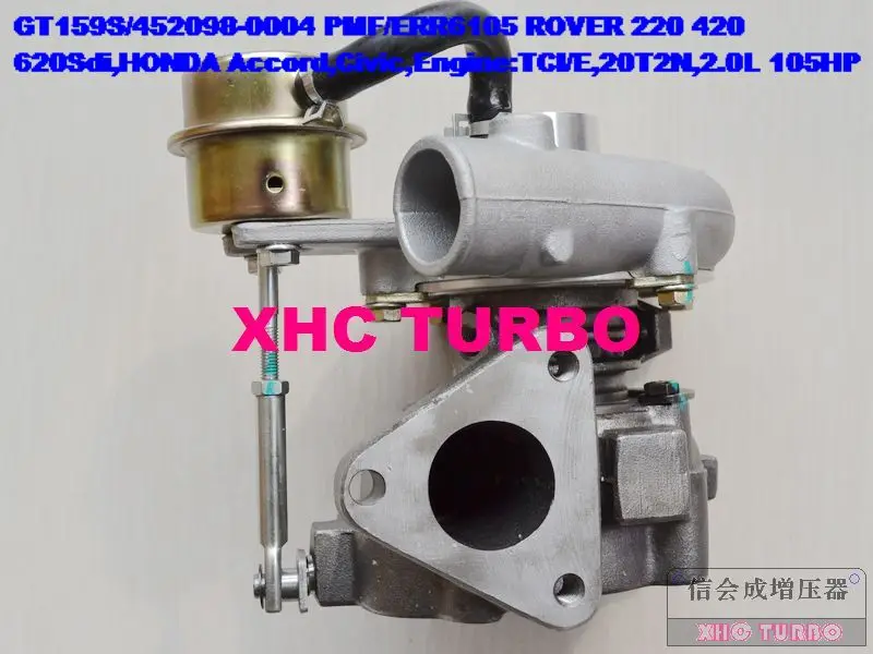 Турбокомпрессор GT159S/452098-0004 PMF/ERR6105 для ROVER 200 220 420 600 620Sdi, HONDA Accor, Civica, TCI/E, 20T2N, 2.0L 105HP