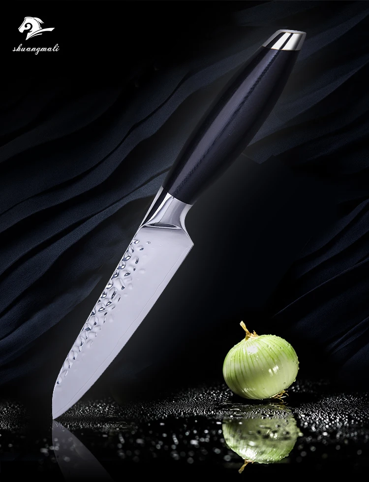 5” Serrated Steak Knife with G10 Handle