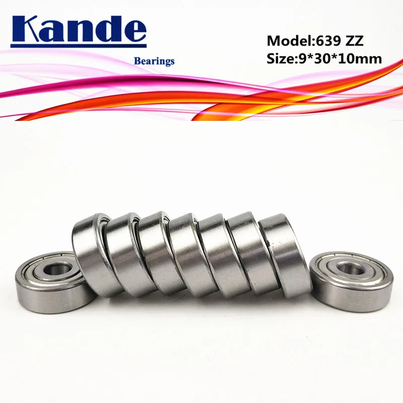 

639ZZ ABEC-1 ABEC-3 639ZZ миниатюрный глубокий паз 639 шариковый подшипник 9x30x10 мм 639-2Z