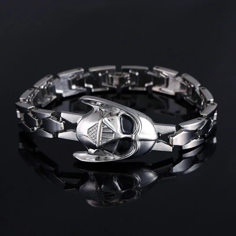 

Viking Bracelet Darth Vader Mask Bangle for Men or Boy Punk Rock Chain Jewelry