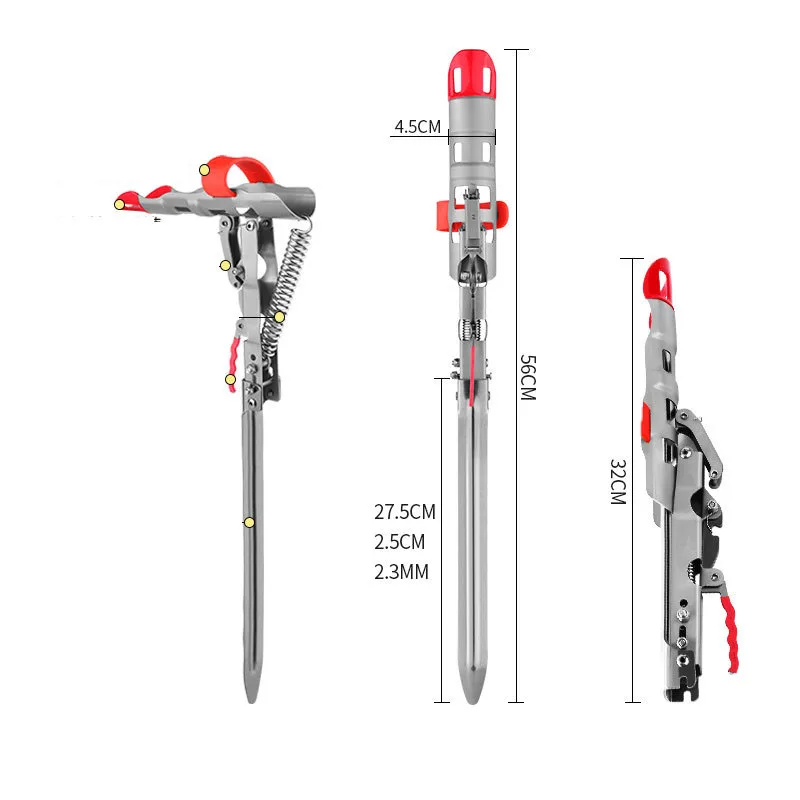 Новые автоматические пружинные удочки из нержавеющей стали с регулируемой чувствительностью, складной кронштейн для рыбалки с сигнализацией укуса