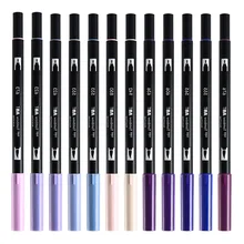 

Japan Dragonfly ABT 95 Double Color Fine Arts Mapping Doodle Soft Head Writing Brush Hook Line Hand Account Marc Paintmark pen