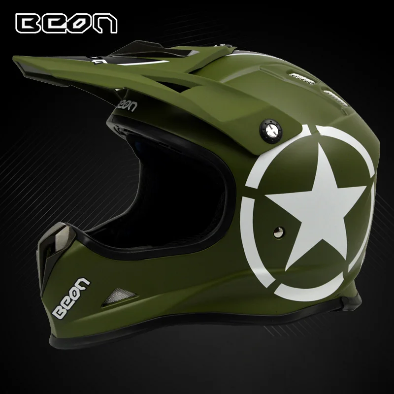 

BEON Motocross helmet off road scooter electric motorbike helmets safety cap casco motorcycle capacete MX16