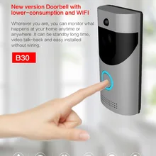 Звонок видео дверной звонок Pro, супер долгое время ожидания, инфракрасное ночное видение может также работать в ночное время без освещения