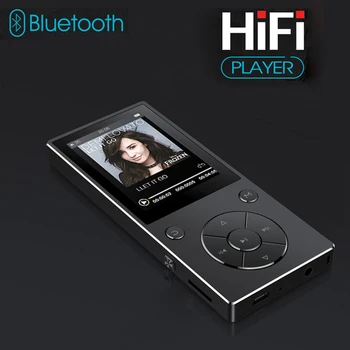 

New MP3 Player With Bluetooth 2.4" TFT Color Screen HIFI Lossless Sound Built-in Speaker MP3 Player Support TF Card Up To 128G