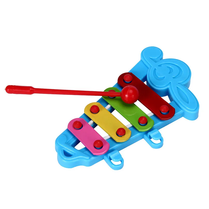 2 цвета, детские музыкальные игрушки для детей, пластиковый ксилофон+ инструмент с палочками, набор, развивающие игрушки раннего развития, детские игрушки# BL5