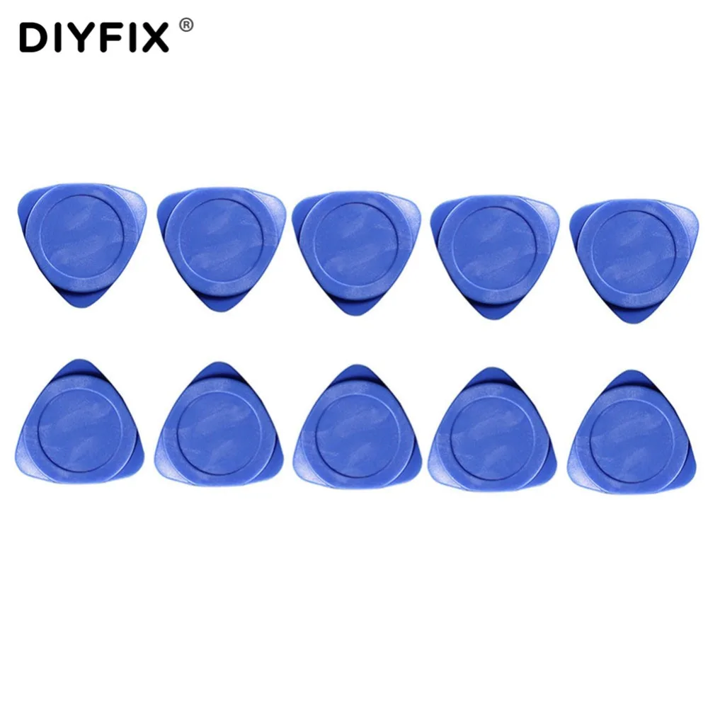 

DIYFIX 10PCs Mobile Phone Opening Tools Plastic Guitar Picks Pry Opener for iPhone iPad PC Tablet Disassemble Repair Tools Set