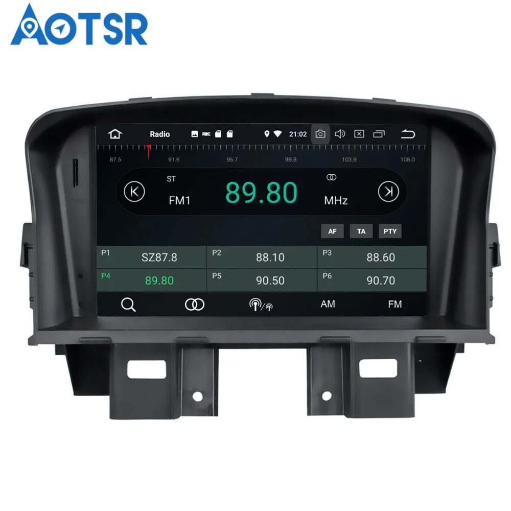 Aotsr Android 8 0 7 1 GPS навигация автомобиля нет DVD плеер для Chevrolet CRUZE 2008 2011 Мультимедиа