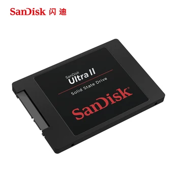 

Sandisk HDD ULTRA II SSD 550MBS 240GB 480GB 960GB Internal Solid State Disk Hard Drive SATA 3.0 for Laptop Desktop Computer