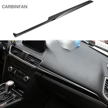 Автомобильная центральная консоль рамка наклейка для интерьера Стайлинг Аксессуары Центр декоративная панель накладка для Mazda 3 Axela P381