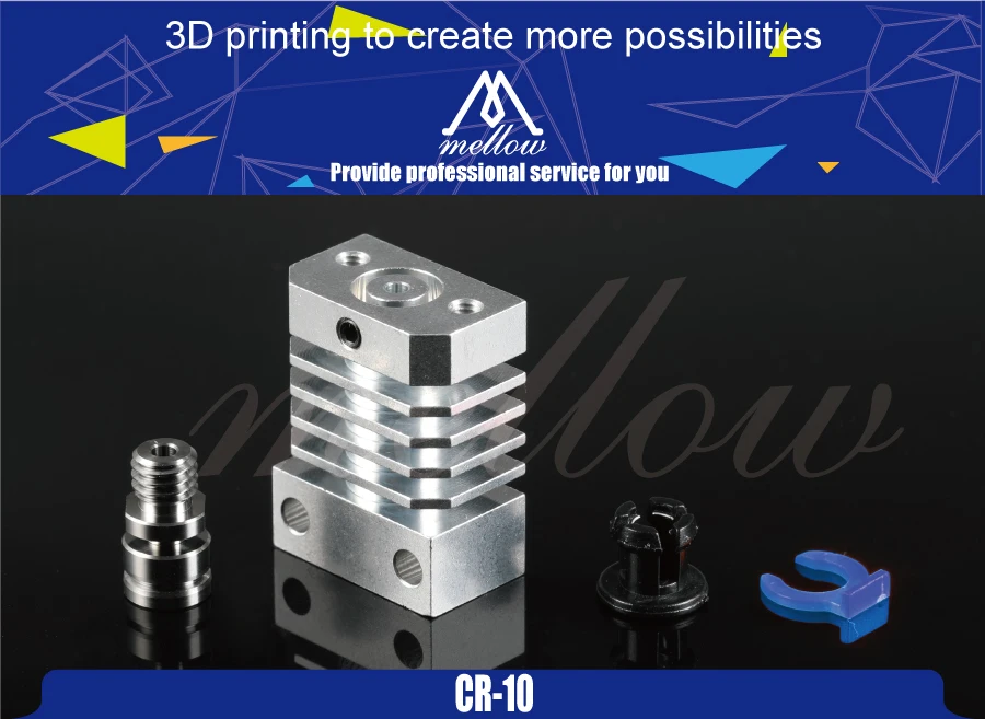 Новейший мягкий супер гладкий Cr10 цельнометаллический титановый Теплоизоляционный Hotend комплект для Cr-10 Ender 3 теплоотвод 3D принтеры Micro Swiss