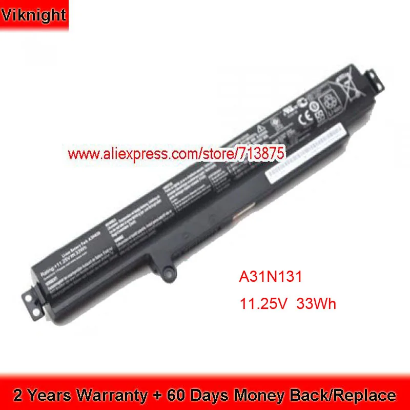 

Genuine A31N1311 battery for ASUS R103B X102B F102BA X102BA-BH41T X102BA-HA41002F 11.25V 33Wh