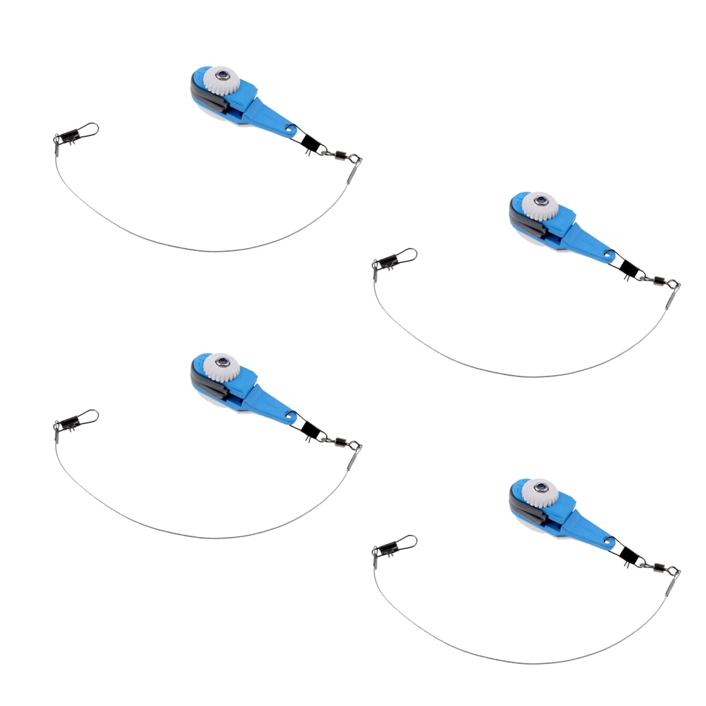 4pcs  Stainless Steel Heavy Duty Trolling Clips Outrigger Release Downrigger Power Grip