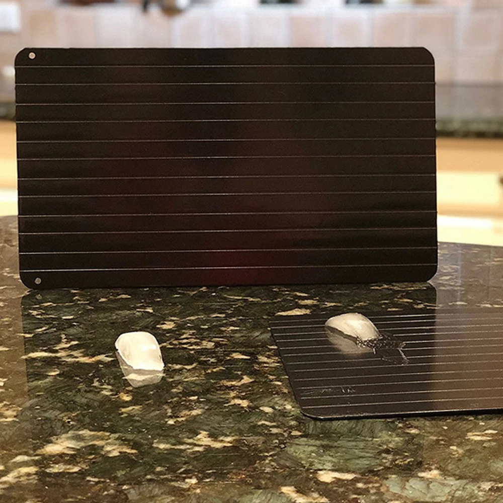 Magic Rapid Thaw Heating Tray Defroster Fast Tray Frozen Food Meat Meat Rib Defrosting Board Safty Defrost Food In Minutes Magic Rapid Thaw Heating Tray Defroster Fast Tray Frozen Food Meat Meat Rib Defrosting Board Safty Defrost Food In Minutes