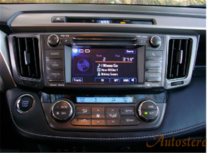 Discount 10.1 Inch Big screen Android 6.0 Quad core Car GPS navigation car DVD player For Toyota RAV4 2013 2014 2015 2016 multimedia 3