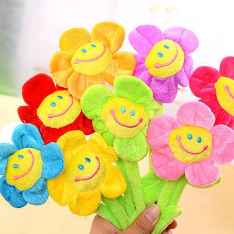 Занавес для окна Smile Flower желтая Задняя ручка любой изгиб фиолетовый Tieback зеленая