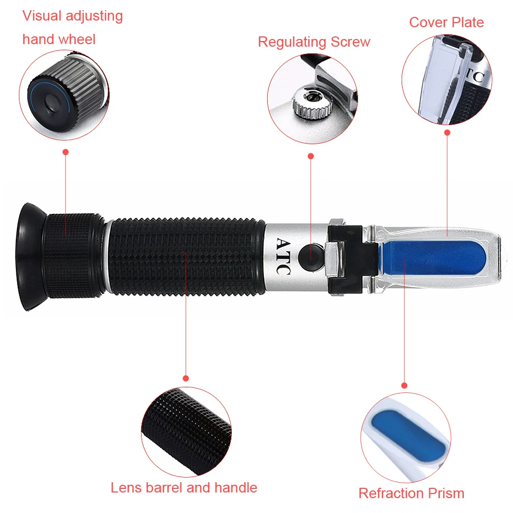 Спиртометр пиво рефрактометр алкотестер Наливатор alcohol спирт спиртомер alcoholometer refractometer электронный спиртомер сахарометр сироп hydrometer for alcohol рефрактометр спирта спиртомер для алкоголя