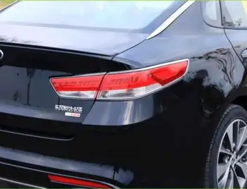 

Car ABS Chrome Front Headlight + Rear Tail Light Cover Trim For16-18 KIA K5 Optima 2016 2017 2018 Free shipping