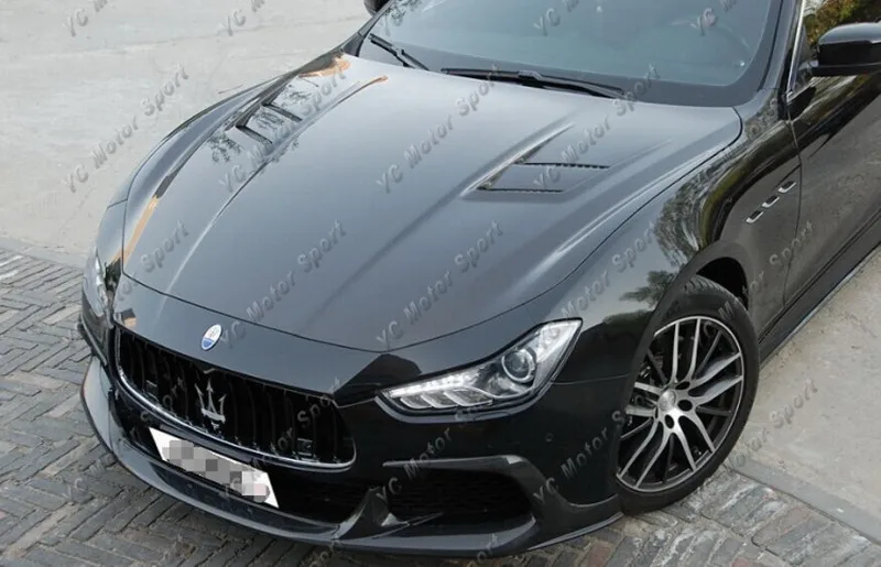 2014-2016 Maserati Ghibli Aspec Style Hood Bonnet CF (21)