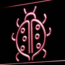 I851 Lady Bug Дисплей Домашний Декор подарок декор неоновый свет sign on/off Swtich 20+ Цвета 5 размеров