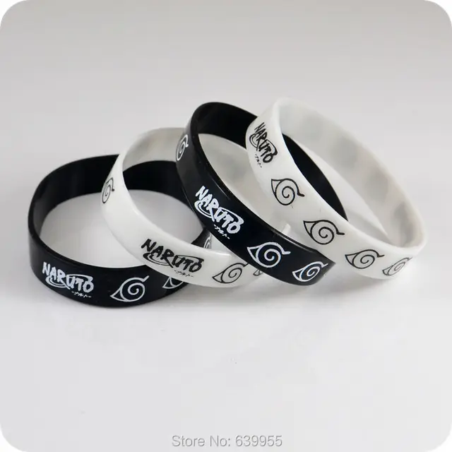 10x silicone bracelet bangle pulseira anime dos desenhos animados
