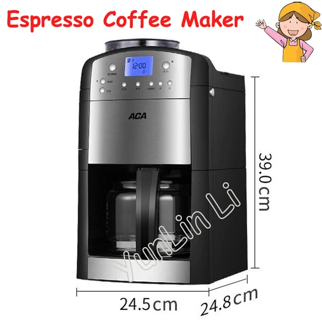 Automatic Grinding Coffee Machine 125L Home Office Maker Ground Beans Insulation Automatic Grinding Coffee Machine 125L Home Office Maker Ground Beans Insulation