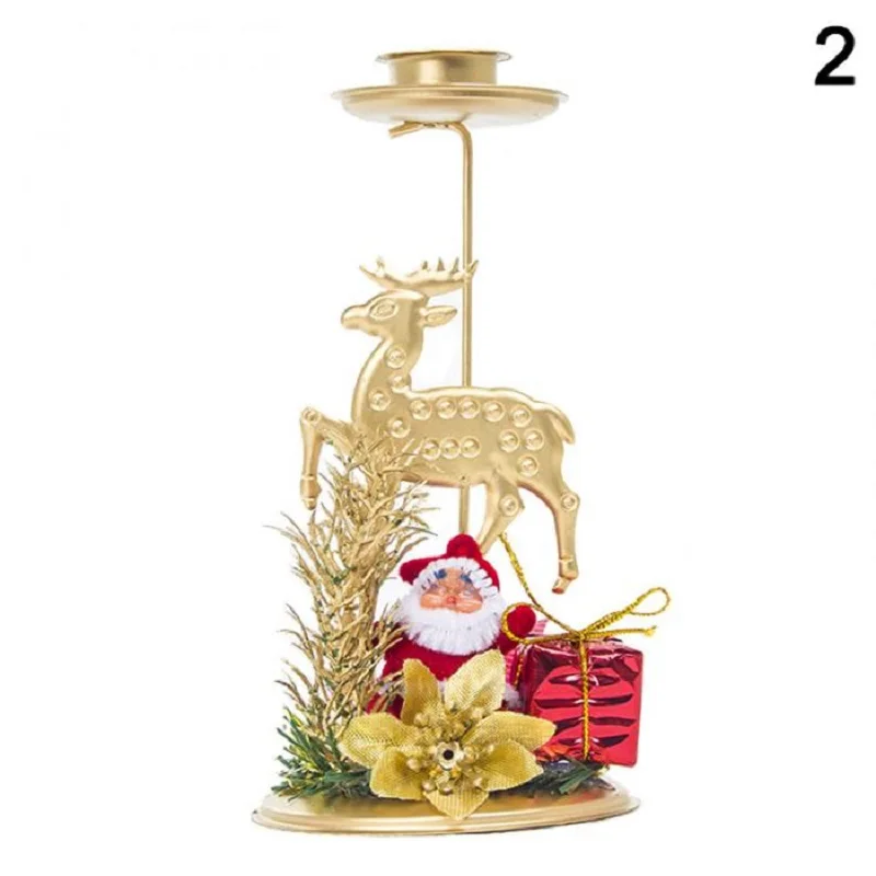 

Candlestick Candle Holder Christmas Tree Festival Party Decoration Durable Ornament DC120
