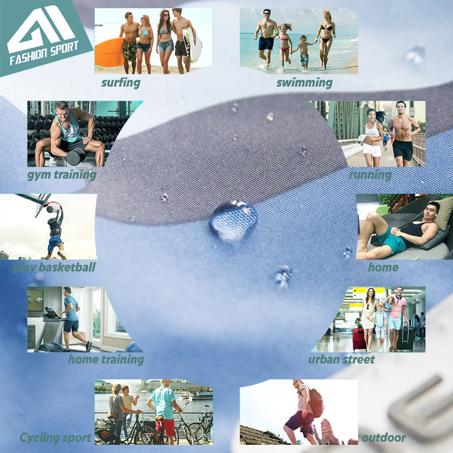 Desmiit Fast Dry Men's Board Shorts Summer Camouflage Beach Surfing Man Swimming Shorts Athletic Sport Running Gym Shorts AM2030