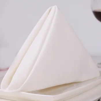 

1 Dozen 20" Oversized Cloth Dinner Table Napkins -Machine Washable Restaurant/Wedding/Hotel Quality Cotton Fabric - white