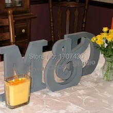 Только что вышла замуж, свадьба знак г-н и г-жа сценарий деревянные буквы, свадьба украшение стола, главная декора признаки мистер и миссис