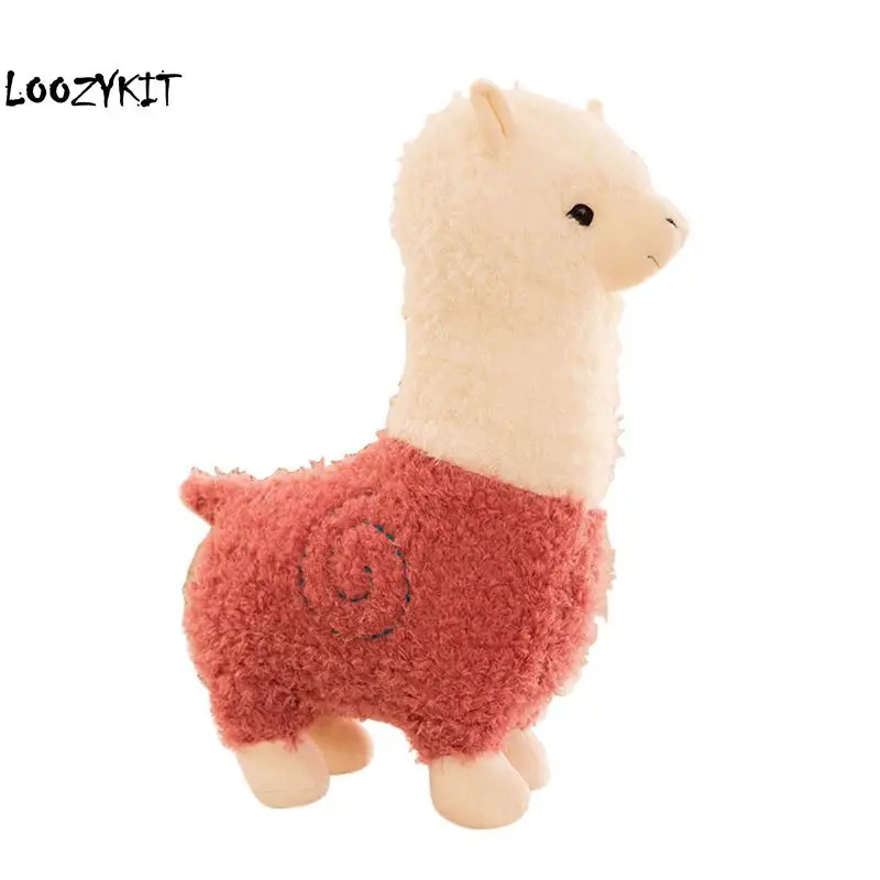 

Loozykit Innovative Wool Felt Cute Sheep Shape Children's Room Decoration Ornament Soft Toys Dolls Kawaii Sheep Alpaca Plush Toy