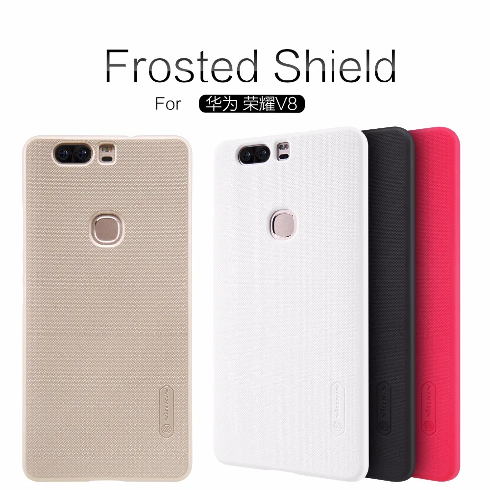 honor v8 case Nillkin frosted for huawei (5.7'') PC hard plastic back cover Gift Screen Protector free shipping |