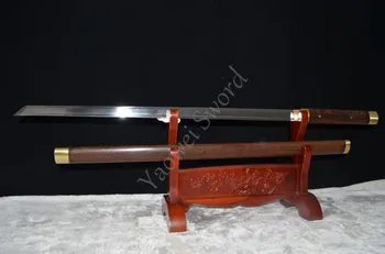 

Straight Blade Ninja Samurai Sword 1060 Carbon Steel Full Tang Sword Handmade Japanese Sword Can Cut Bamboo Tree