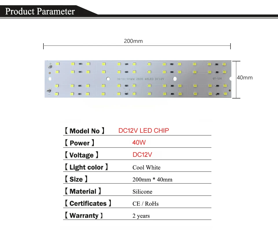 Высокое качество SMD2835 Светодиодный прожектор светильник DC12V 40 Вт Водонепроницаемый на открытом воздухе Точечный светильник рефлекторный Датчик потока светильник садовый светильник Инж