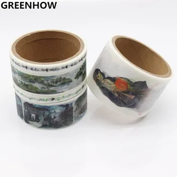 

GREENHOW Japanese Washi Tape Decorative Deco Adheisive Paper Masking Stationery Scrapbooking 7016