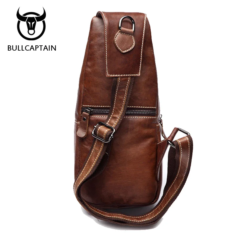 Us 28 98 45 Off Bull Captain 2018 Fashion Genuine Leather Crossbody Bags Men Casual Messenger Bag Small Brand Designer Male Shoulder Bu01 In