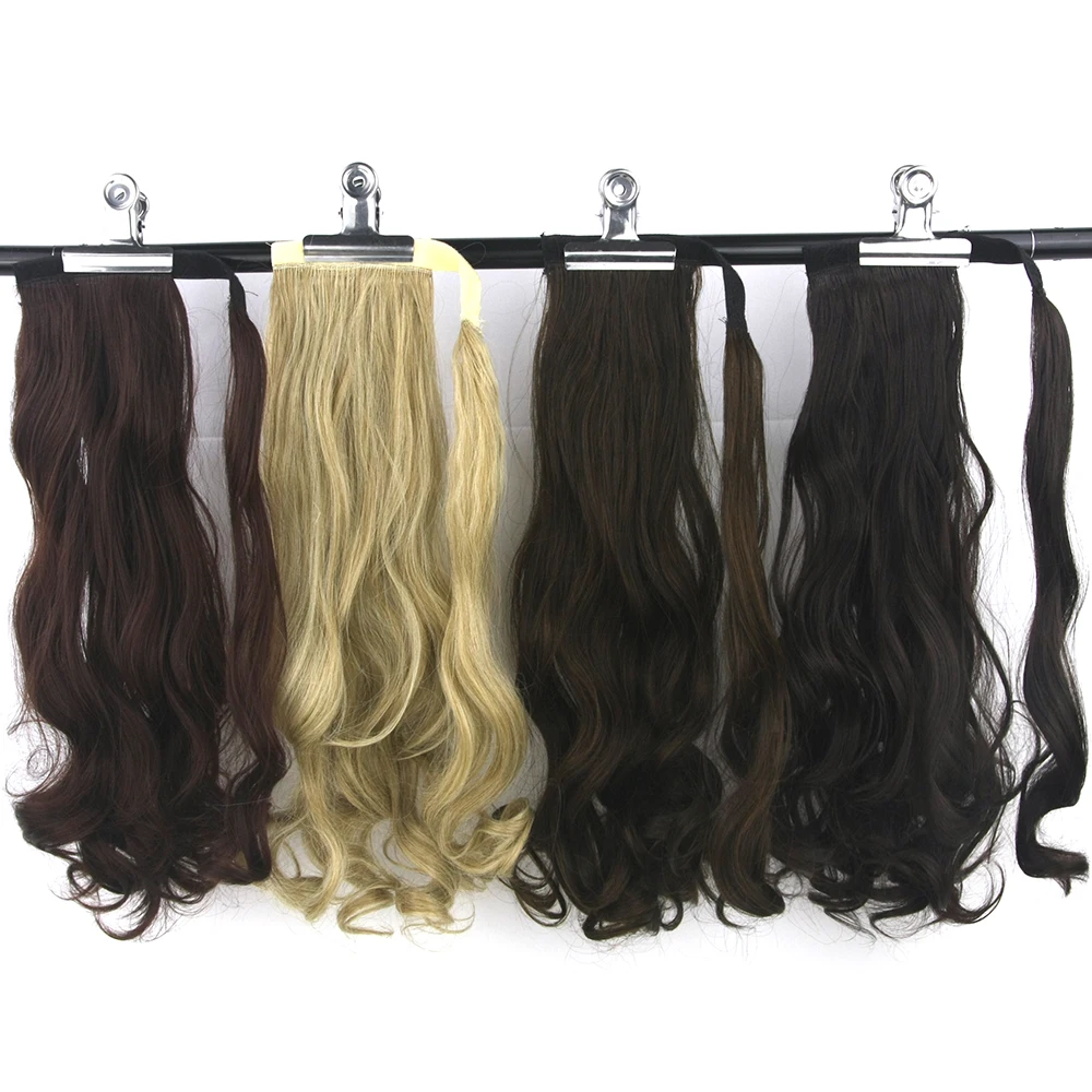 

Soowee 10 Colors High Temperature Fiber Synthetic Hair Curly Hairpiece Ponytail Hair Extensions Fake Hair Pony Tail Hair Pieces