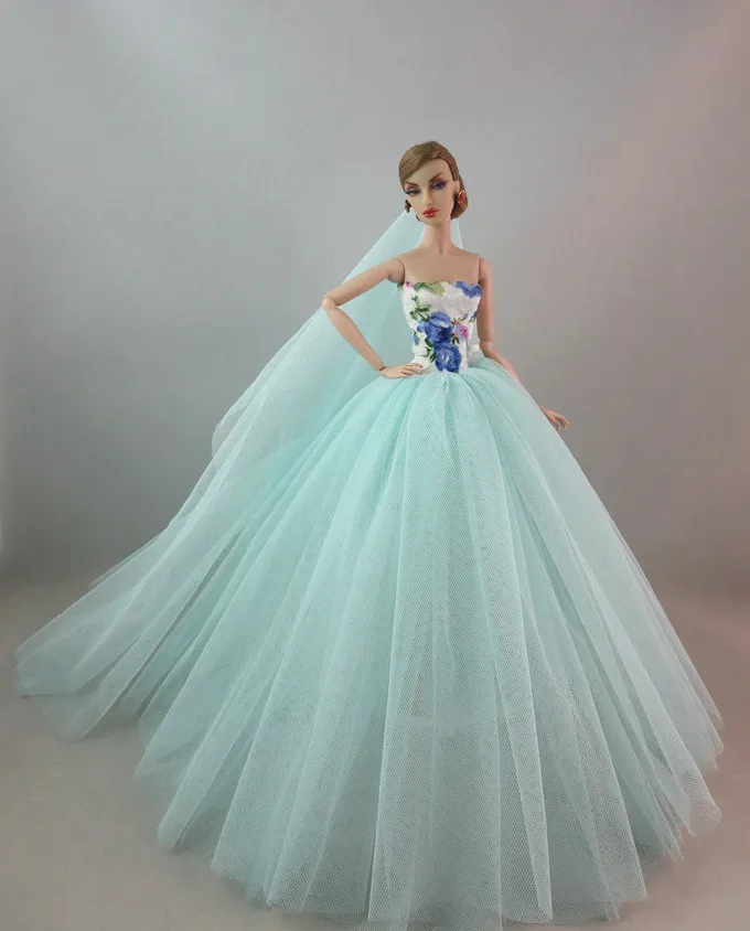Специальное предложение; оригинальная Одежда для куклы Барби; свадебное платье; многослойное платье русалки; платье принцессы; Многослойная юбка-пачка
