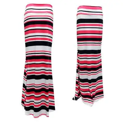 S-3XL, Весенняя эластичная длинная юбка-карандаш с высокой талией для женщин, юбка-карандаш макси с принтом, Faldas Largas Mujer Para Fiesta - Цвет: 1089-25